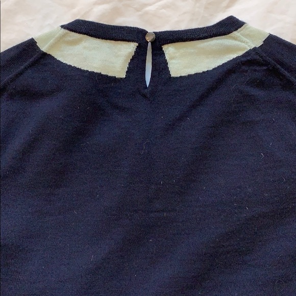 J Crew sweater with contrast intarsia collar - FREE SHIPPING! - Picture 4 of 4